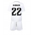 Cheap Real Madrid Antonio Rudiger #22 Home Football Kit Children 2022-23 Short Sleeve (+ pants)